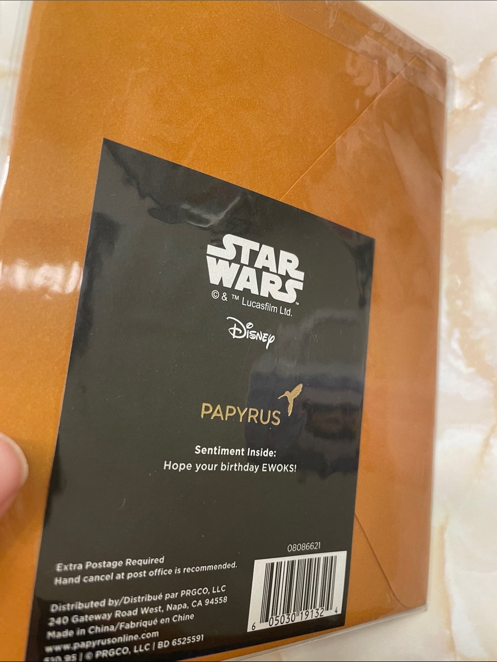 Papyrus x Star Wars Birthday Card Ewoks - Picture 5 of 9